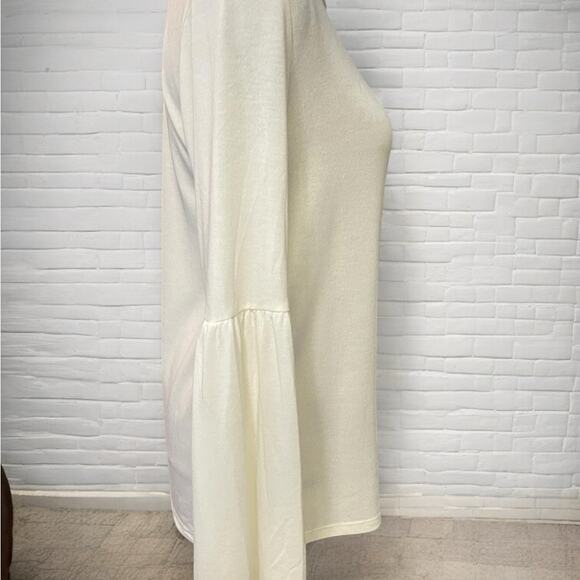 Calvin Klein Women’s Bell Sleeve Sweater Cream Size S NWT - Picture 4 of 12
